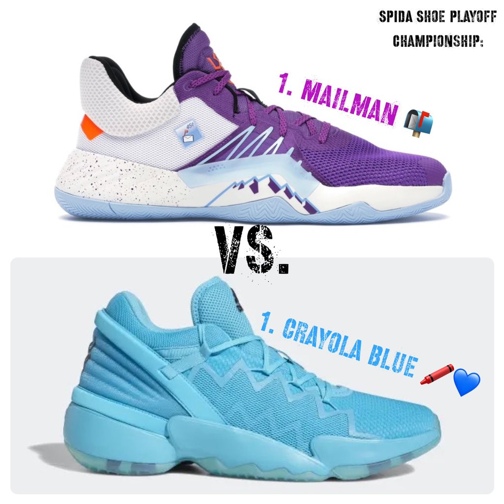 TheHiveSports's tweet image. It’s time to vote for the #SpidaShoePlayoffs championship! Here’s how you can win a Donovan Mitchell shirt:

1. Follow @TheHiveSports (1 point)
2. Retweet this post (2 points)
3. Tag as many friends as you want (3 points per tag)

Have fun and #TakeNote