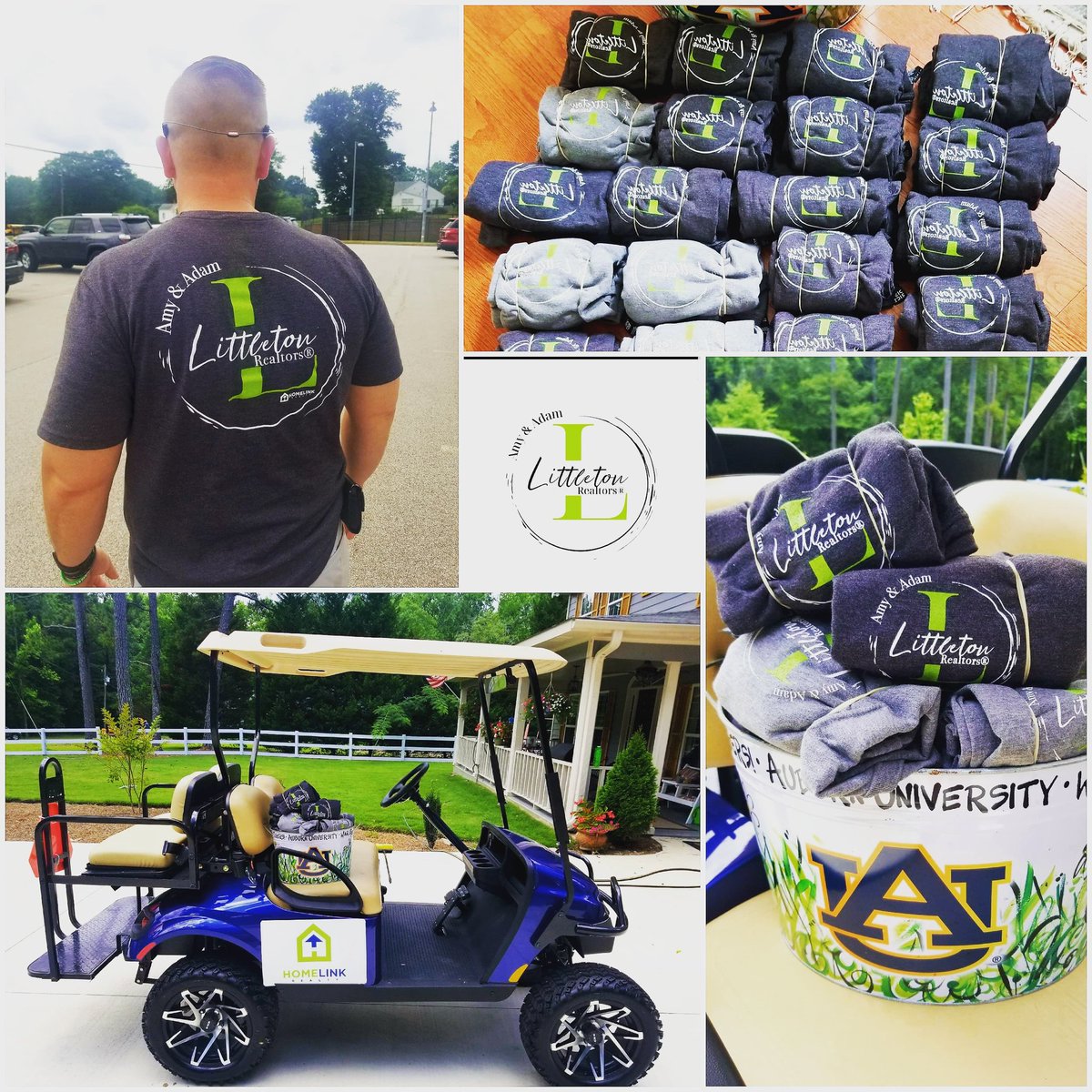 AmyLittleton10's tweet photo. Adam Littleton &amp; I are giving away our new t- shirts &amp; candy today at The Founder's Day Parade (while supplies last). 
Start time is 3:30. Hope to see you there! 

#AmyLittletonRealtor #AdamLittletonRealtor 
#homelinkrealty #smithsstation #FoundersDay #leecountyhomes https://t.co/Qb3GOf1zVa