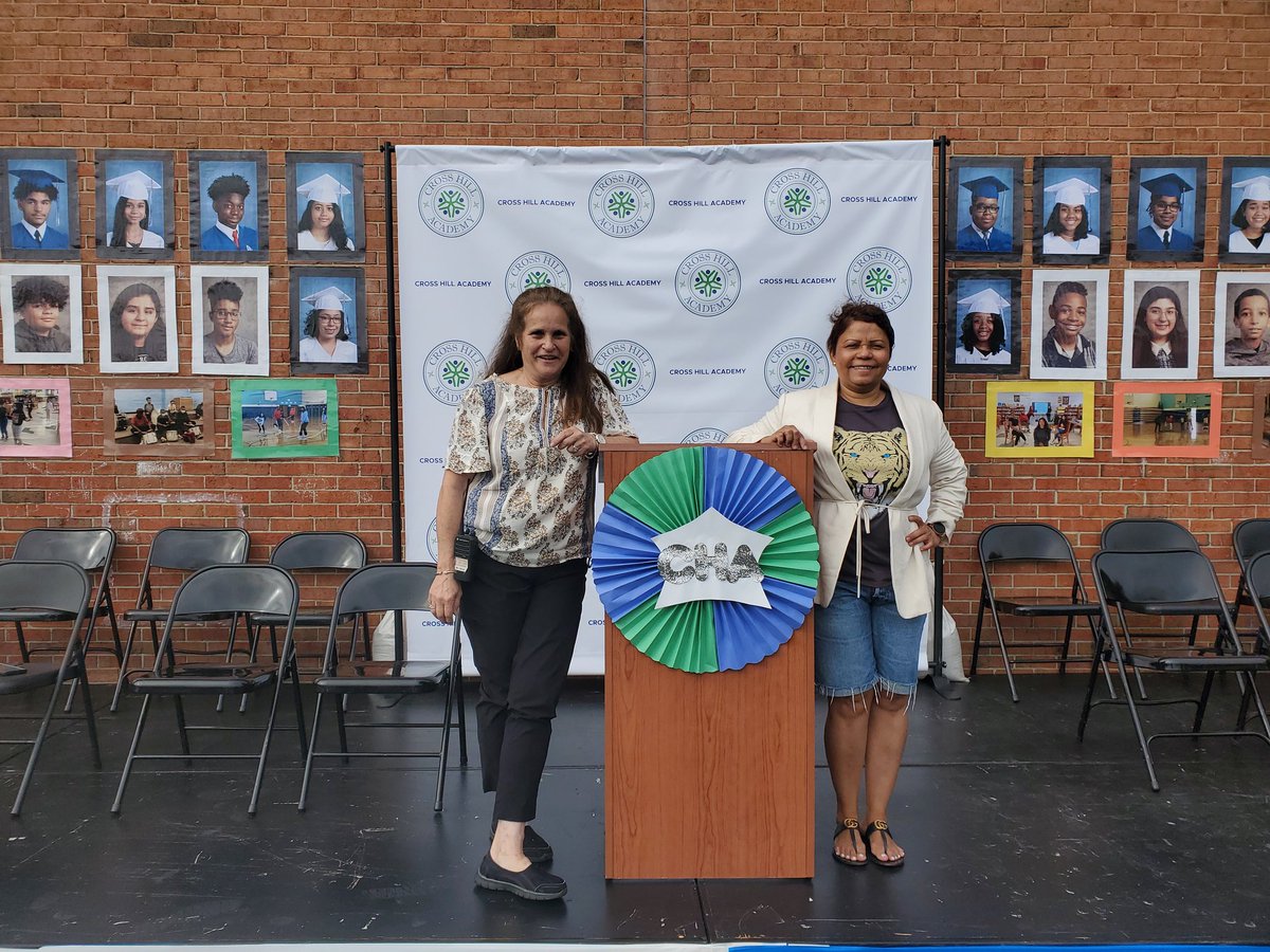 gjoyner13's tweet photo. Congratulations @CrossHillAYPS Class of 2025. Thank you for sailing with Cross Hill Academy, it is your time to shine! @quezada1229 @YonkersSchools A special thank you to Joanne Z ❤ for her vision and commitment to our campus.  We will miss you! https://t.co/xs6eQjlZZk