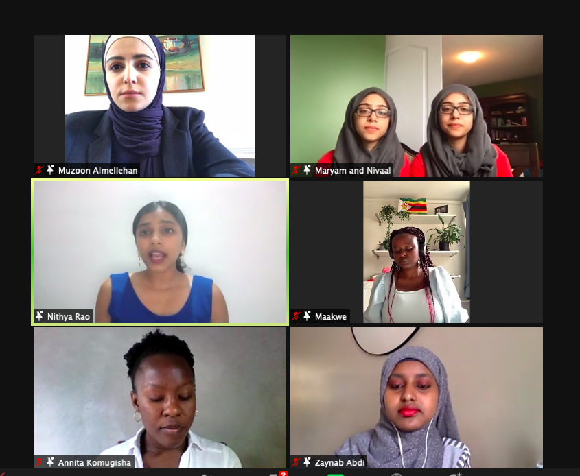 NazilaJamshidi1's tweet photo. Young women, immigrated from various societies, like Syria, Pakistan, & Africa to the West, share their stories in international development. They speak about challenges in their development & activism works & offer solutions. A well-organized panel by @MinnesotaNGOs
#MINNspired https://t.co/a35kr0t8Tl