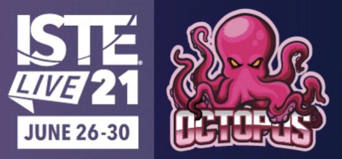 17carolam's tweet photo. Let's do this! 💻 Team Octopus 🐙@iste #ISTELive #MIEExpert https://t.co/cPslkX6LkJ