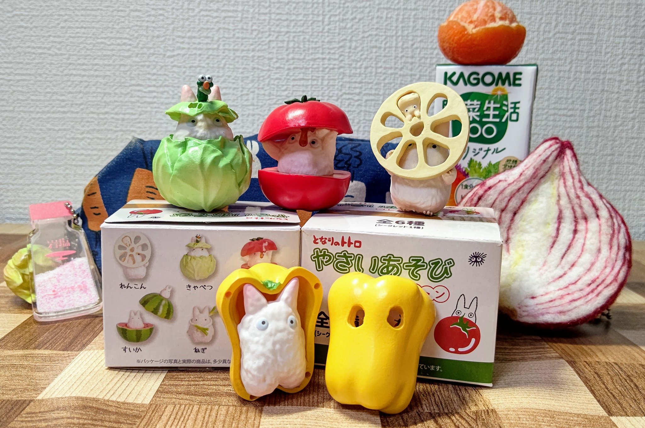 定率割引 西日本 となりのトトロ】やさいあそびコレクション 全6種類コンプリート コミック・アニメ
