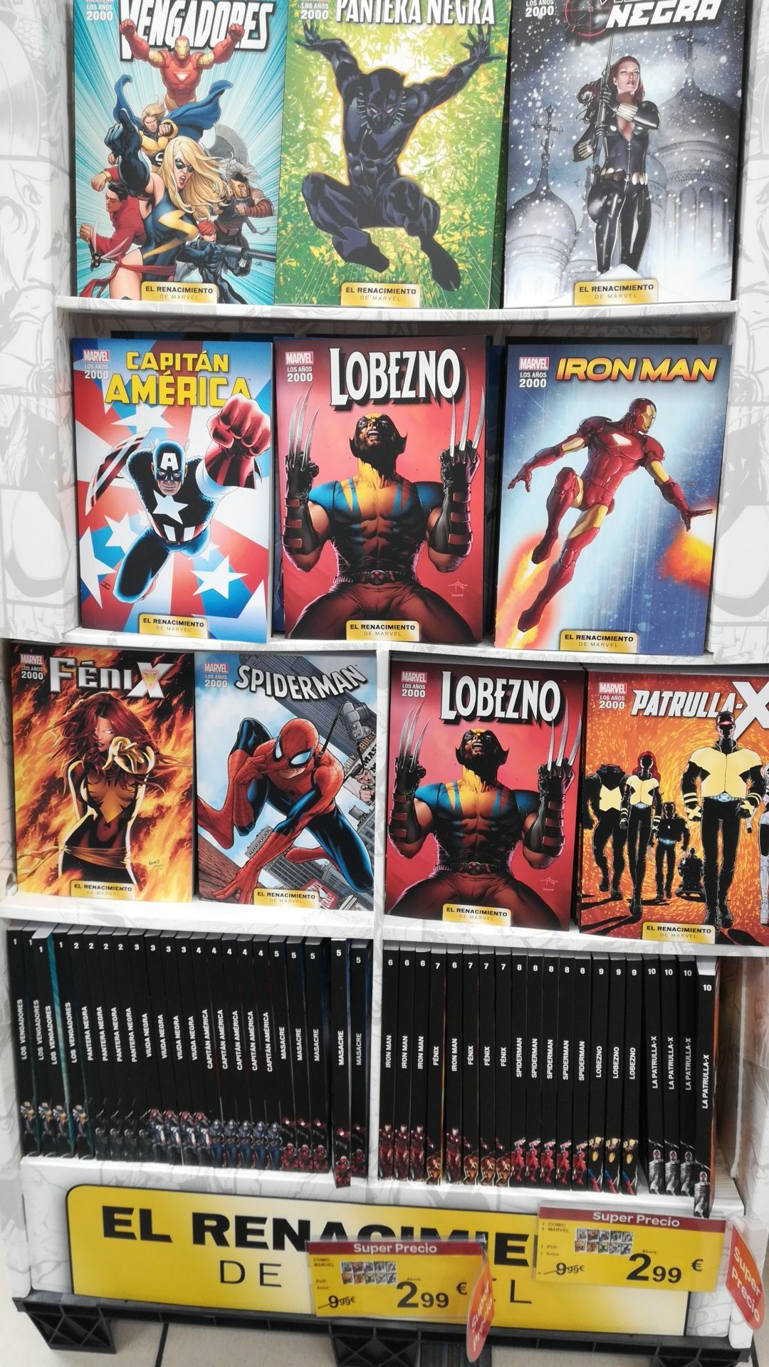 No lo hagas Inspiración profundo Guía del Cómic on Twitter: "📢 Carrefour España ha puesto a la venta una  colección Panini / Marvel ideal para nuevos lectores. Son 10 tomos de 240  pgs en rústica por solo