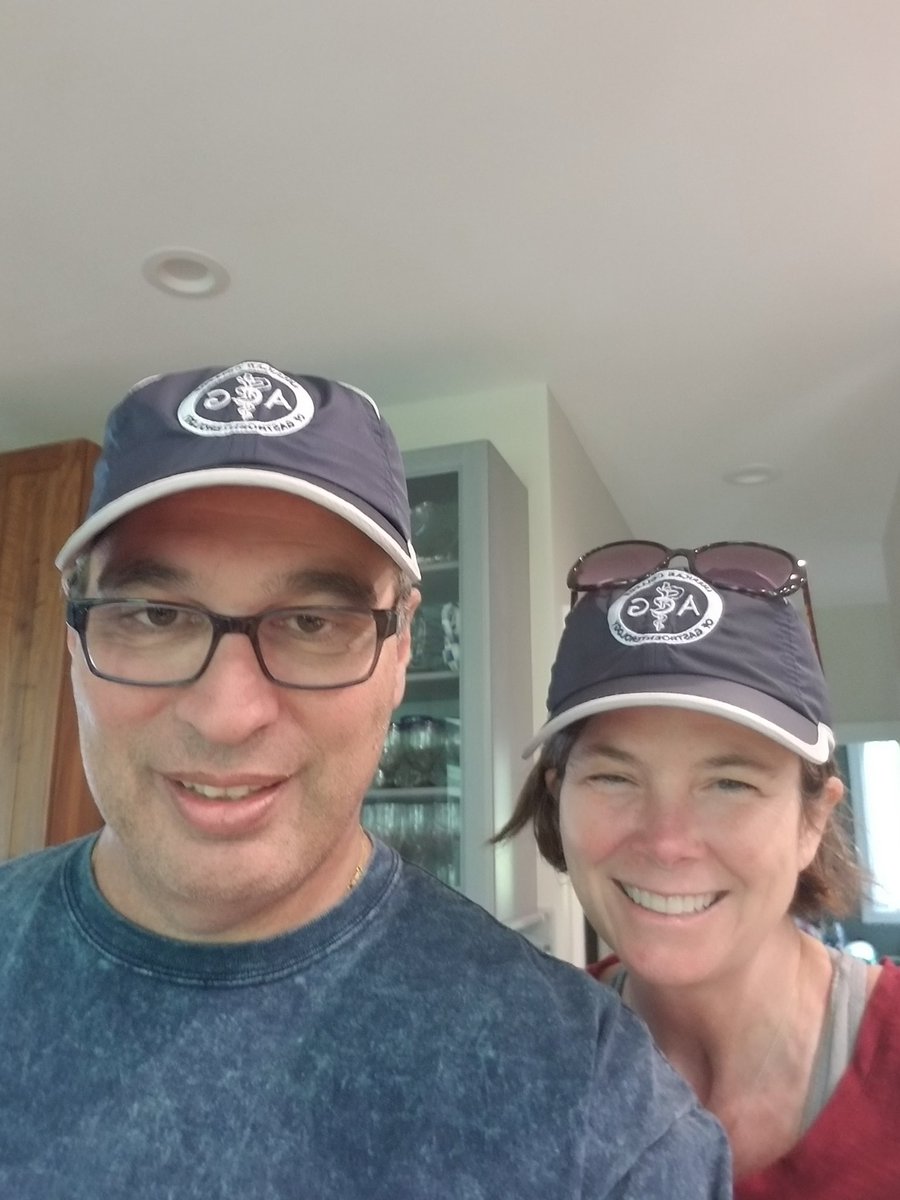 Repping new ACG swag before a walk! #BeLikeBrad @AmCollegeGastro