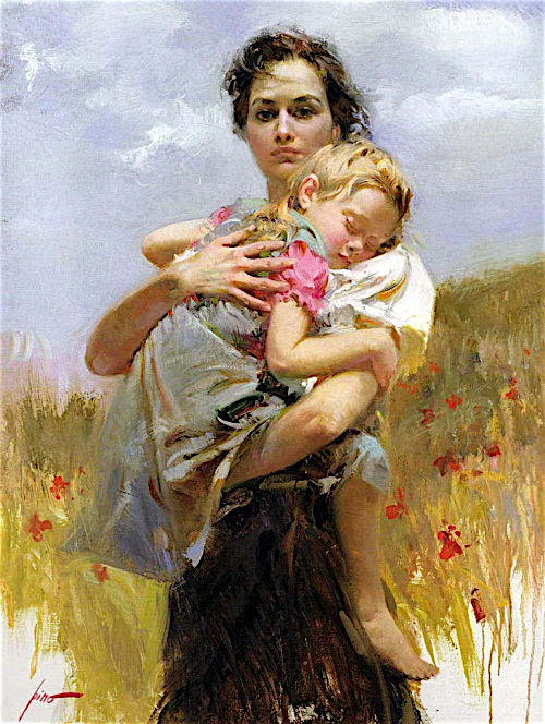 migliaccio31's tweet photo. @AlessandraCicc6 @alecoscino @lagatta4739 @BrindusaB1 @gherbitz @orii151 @APriviter @GuernseyJuliet @PasqualeTotaro @BaroneZaza70 @FedericaAnto2 @PaolaChiocchi @bmarczewska @Natalia54967926 @makarowa_l @artmajcar #DonneInArte #DonneMadri
Pino Daeni - Madre e figlia-
Tenerezza, colori stupendi, bellissimo come vivo https://t.co/mGIhfZIFAm