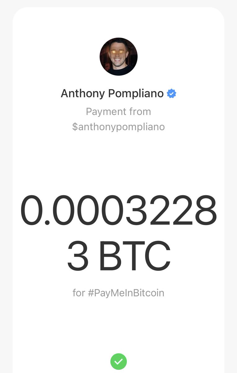 shawnstolfus's tweet photo. Well look at that @APompliano #bitcoin #PayMeInBitcoin https://t.co/AwSYgaV5R8