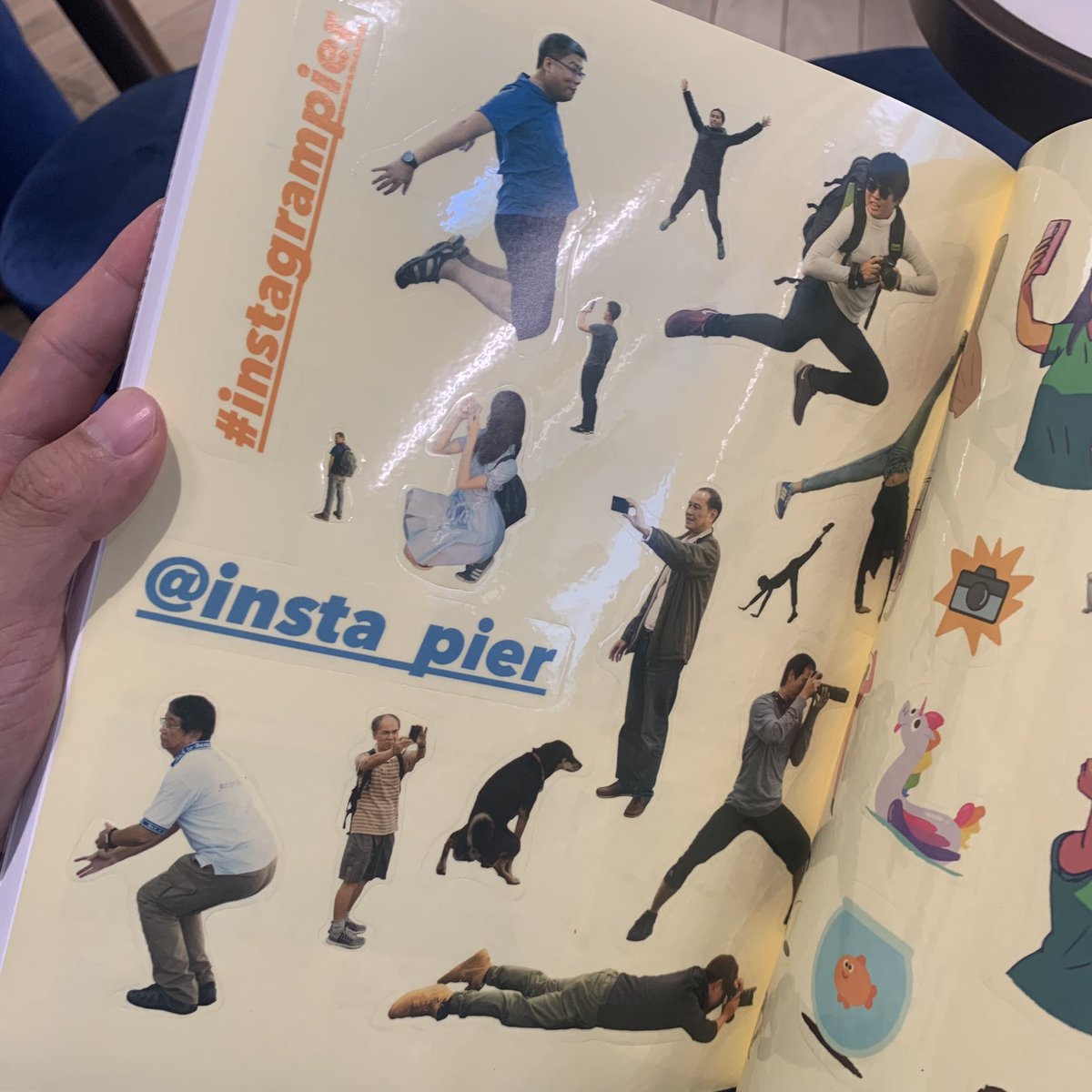 Picked up my copy of Instagram Pier photobook by Pierfrancesco Celada from WMA today! So sad this iconic place is closed to public since March. Going through the photos brought back lotsa memories! Love the included stickers! #HongKong #Candid