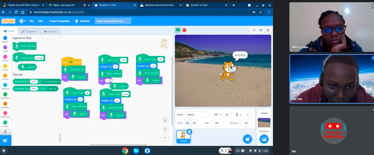 TinkerEducation's tweet photo. #TinkerEducation offers one on one personalized learning to students connecting from anywhere virtually. Got Coding? Enroll your, child to learn Artificial Intelligence through Machine Learning.

#STEM #STEMCenter #stemkids #nairobi #KENYA https://t.co/TQiJGUSN1n