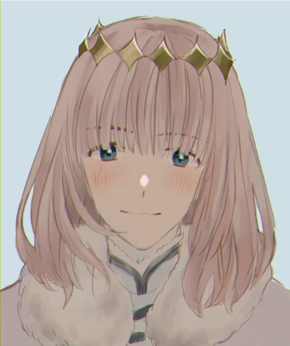 オベロンは眺めてるとなんだか描きたくなるビジュアルしてる 