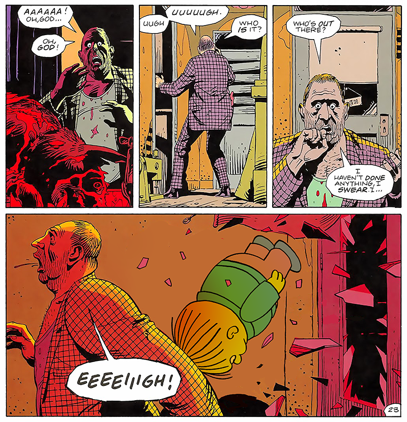 Watchmen/Simpsons mashup part 4 - once again, with apologies to Dave Gibbons 