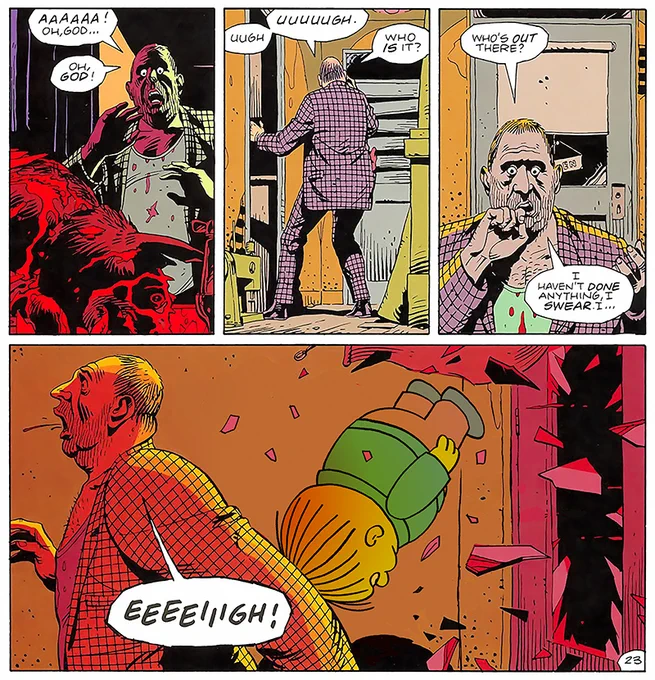 Watchmen/Simpsons mashup part 4 - once again, with apologies to Dave Gibbons 