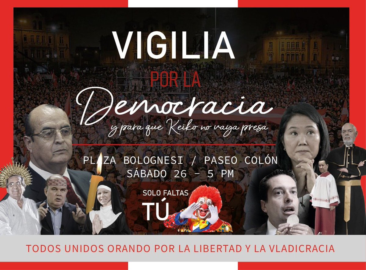 edualdave86's tweet photo. Hoy #VigiliaPorLaVladicracia para salvar a #LaChica 🤡😂 https://t.co/UOeQIuBAUi