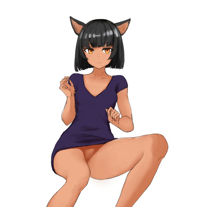 ケモミミの女の子ってお題をいただいたので描きました
気づけば褐色黒髪おかっぱになってました 