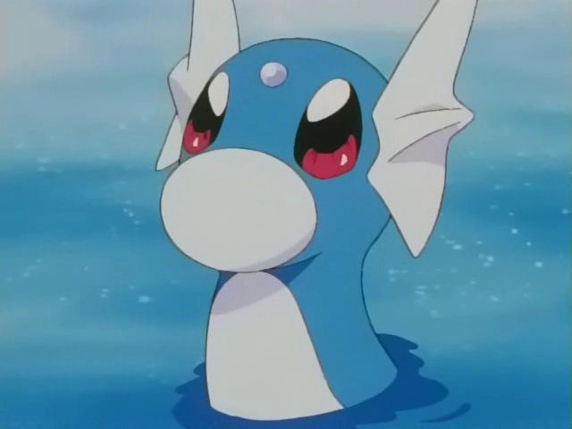 blueOTD's tweet photo. the bonus blue themed character of the day is dratini from pokémon ! https://t.co/DvIMzzN1Wi