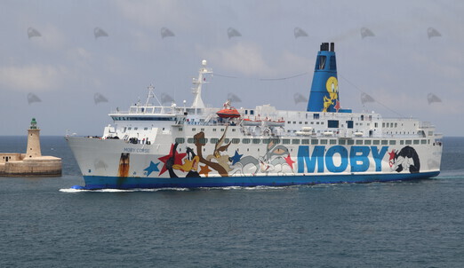 Shipguru's tweet photo. #MobyLines #ropax #MOBY #CORSE #entering #grandharbourmalta - 07.06.2021 - https://t.co/nfgboxc3g3 - NO PHOTOS can be used or manipulated without our permission @MobyClub @Shippax https://t.co/lyk64ftCZf