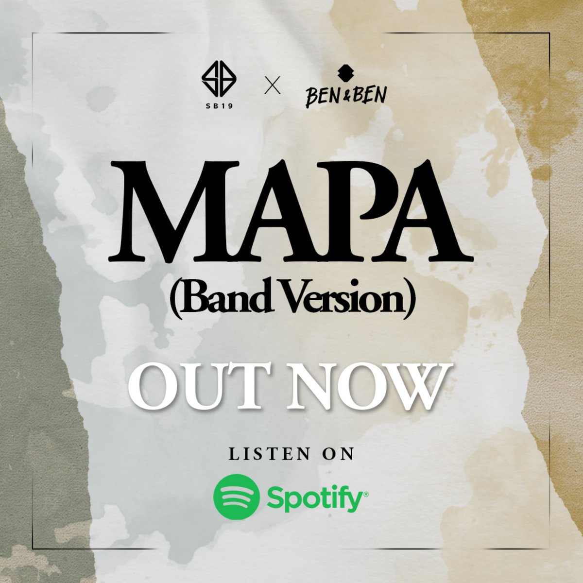 SB19 - MAPA (Band Version) feat. <a href="/BenAndBenMusic/">Ben&Ben</a> Official Audio out now on @Spotify_PH!

💿 Listen here: sptfy.com/SBEN19MAPABand…

#SBEN19MAPAOutNow #SBEN19MAPA