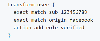 GreenbergTech's tweet photo. New feature in caddy-auth-portal - "transform user" directive.
See how you could match by Facebook User ID to grant user a new role. Full discussion is in this issue: https://t.co/BPkLXIcoqg
@caddyserver #caddyrocks https://t.co/61Knb8anxK