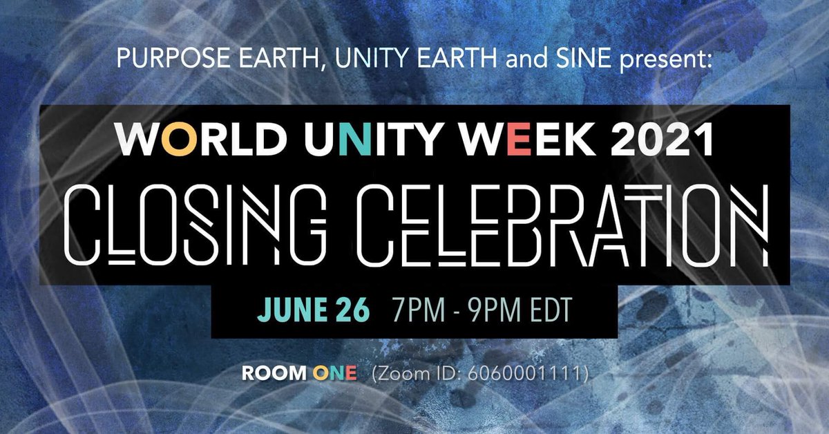 worldunityweek's tweet photo. Address #WorldUnityWeek 25 June @gtheronmartin Dr. Glen Theron Martin @wcpaglobal President in #convergence room: Whole-Self Nurturing & Healing Justice Steward @texalbert https://t.co/yNnrkzvUwN
@unityearth1 @c4unwn @TheCharter
#emerging #ParadigmShift #CollaborativeSolidarity https://t.co/SlJ6TfcVyQ