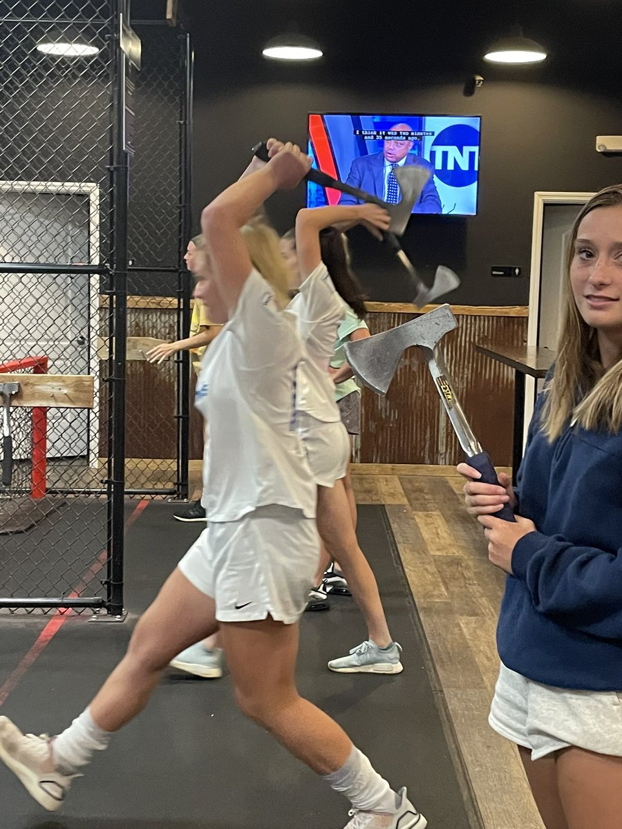 Little 🪓 throwing and dinner in the Lou after a big win at US Midwest Regionals last night.  Work hard, play hard.  Game time today 4:30 vs Cincinnati United Cup.  Stay away ☔️! <a href="/AthleticsKC/">KC Athletics Soccer Club</a> <a href="/StokicStefan/">Stefan Stokic</a> <a href="/MOyouthSoccer/">Missouri Youth ⚽️</a>