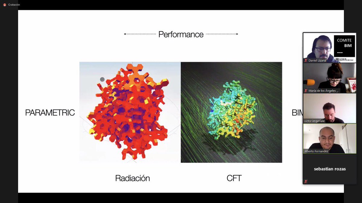 Ya en nuestro conversatorio: Diseño paramétrico y Fabricación Digital, ahora Alberto Fernández dando un contexto introductorio de lo que es Diseño Paramétrico. #bim