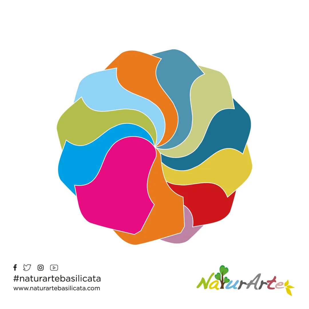 NaturArte Basilicata è un fiore disegnato con dieci petali colorati. 5 Parchi Naturali,
Trekking, Eventi e grandi eventi, Green bike, Incontri, Officina, Ospitalità, Teatro, Musica, Officina, Online edition.
Prenota il tuo evento 
eventbrite.it/o/naturarte-ba…
33473303333