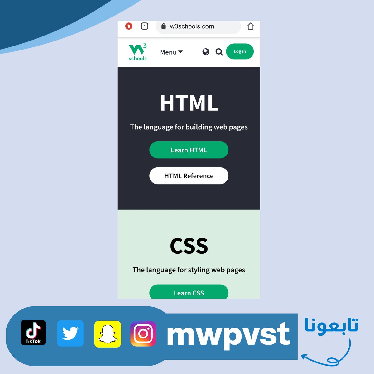 mwpvst's tweet photo. أفضل موقع لتعلم لغات البرمجة 💻🖥️ https://t.co/zdpqPScjb2
#برمجة #تعلم_البرمجة #programming https://t.co/D2woSCkGps