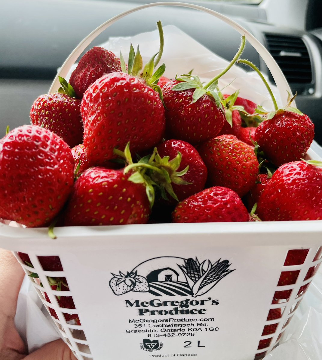 Hello summer! This #shoplocal  message brought to you by the delicious <a href="/McGregorProduce/">McGregors Produce</a> Thank you!!!