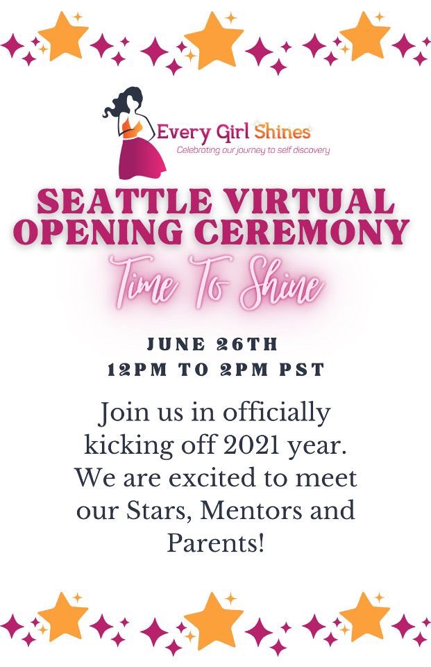 EveryGirlShine's tweet image. We are excited to virtually launch Every Girl Shines in Seattle and we can’t wait to share it with you! #EveryGirlShinesSeattle