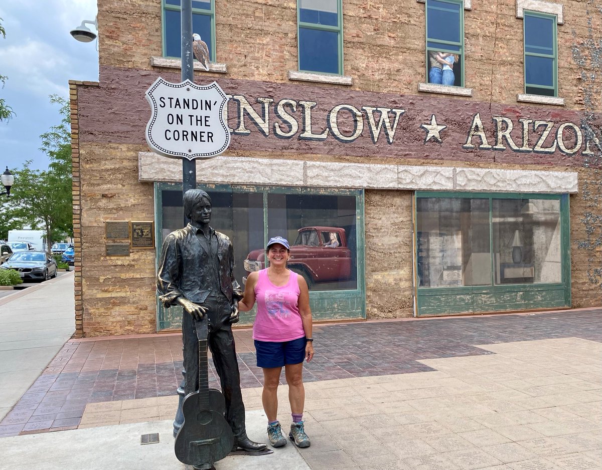 paminnyc's tweet photo. Escape from New York day 25 part 2: Standing on a corner in Winslow, Arizona -- you either get it or you don't.... #travelphotography #roadsiderandoms #GenerationalThing https://t.co/RiGVKtLv5N