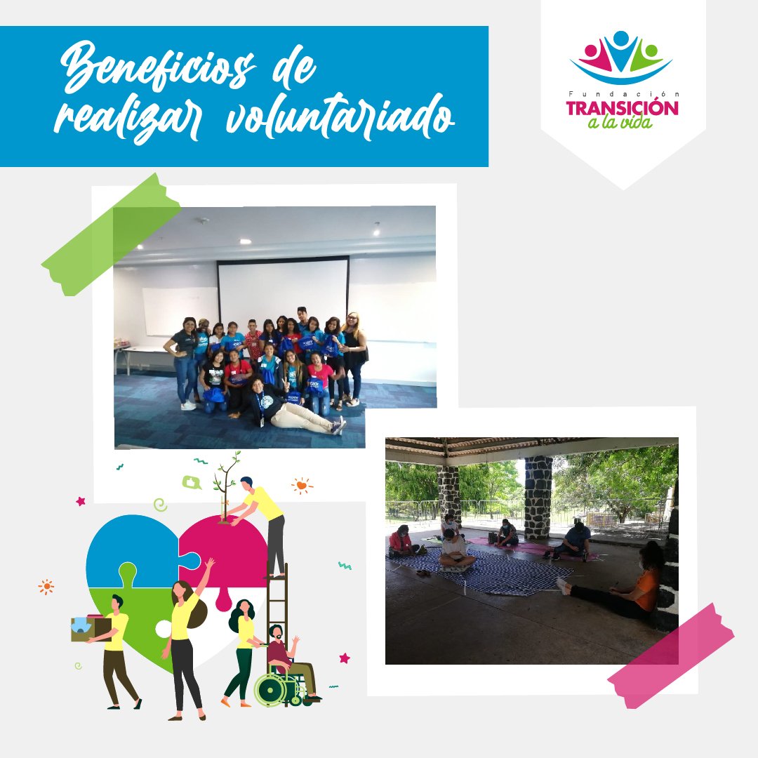 1. Conectas con otras personas
2. Ganas experiencia profesional 
3. Es bueno para tu mente y tu cuerpo 

¡Recuerda que tu también puedes ayudarnos a cambiar vidas!

#SomosTAV #Fundacion #voluntariado