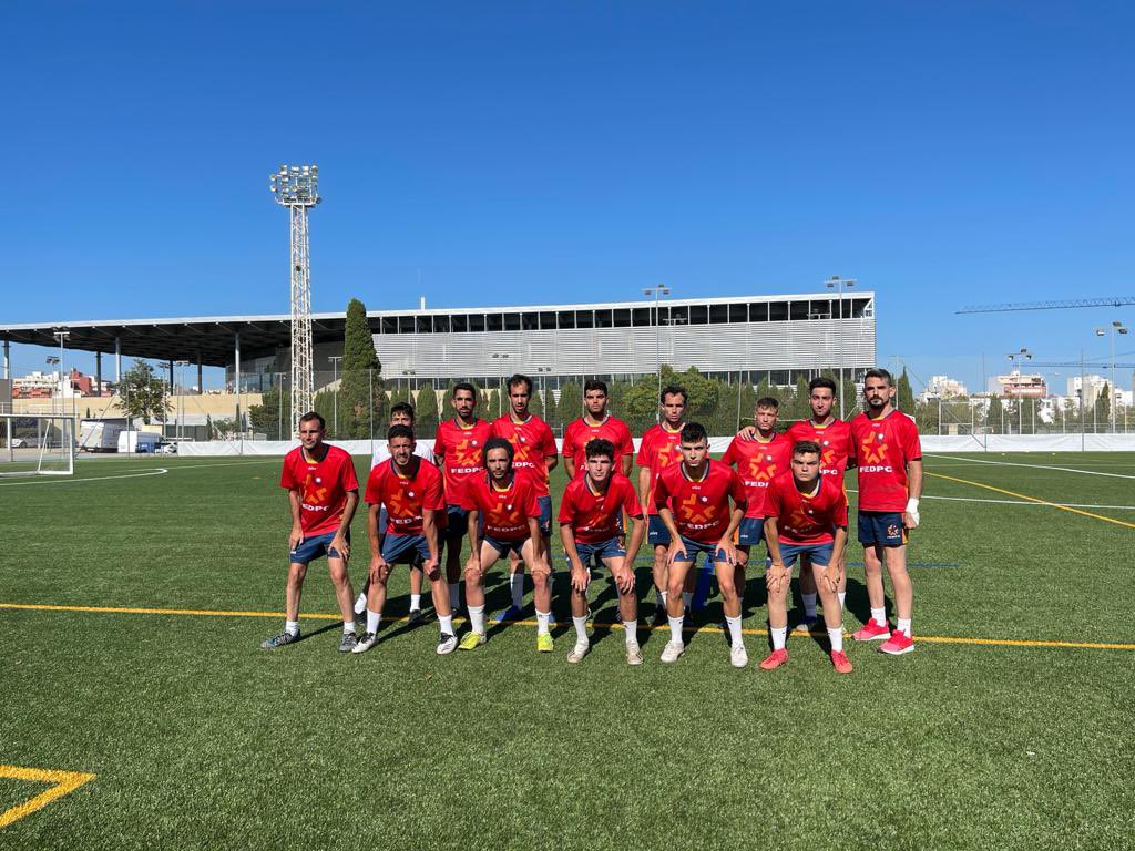 ⚽️ Partido en juego

🏟 Poliesportiu San Ferran 

<a href="/SeFutbol/">Selección Española Masculina de Fútbol</a> de Parálisis Cerebral y daño adquirido 🆚el cadete del <a href="/juvemallorca/">JOVENTUT MALLORCA</a> <a href="/FESAIB/">FESAIB</a> 

#TotsJuntsFeimFutbol