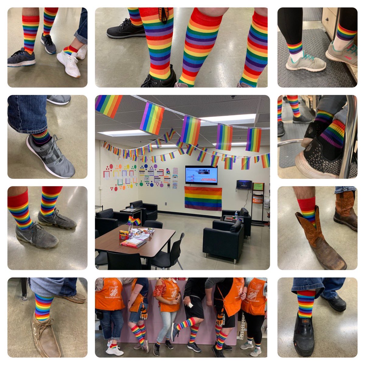 Jeff25185609's tweet photo. Last weekend of Pride Month, so weโre showing it off at #2023! Happy Pride Month to all!! ๐ณ๏ธโ๐๐#RespectForAllPeople #HappyPrideMonth #LoveIsLove @BPlantenberg @HouleHeather https://t.co/lIeULYEUig