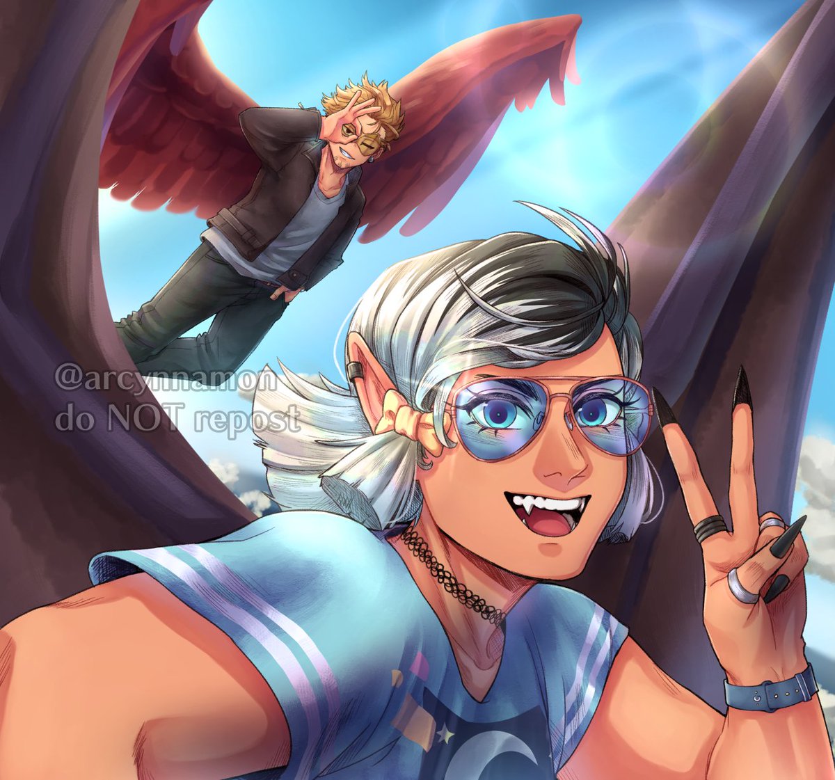 [#BNHAOC | #MHAOC]

Soaring the skies with No.2✨🐦