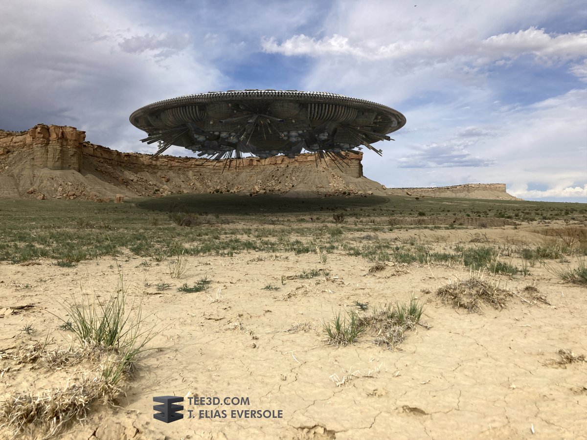 EGVideoGames's tweet photo. Is it small? - No, its just really far away.
UFO
-
#UFO #3D #3Dartist #3dmodelling #NewMexico #ArtistOnTwitter https://t.co/HYpdhx9e0i