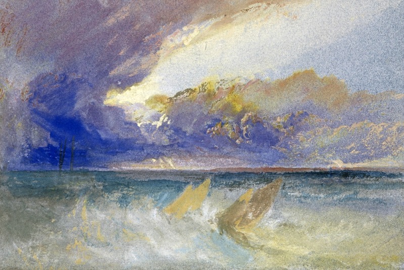 . J.M.W. Turner Sea View, mid-1820s watercolour . .