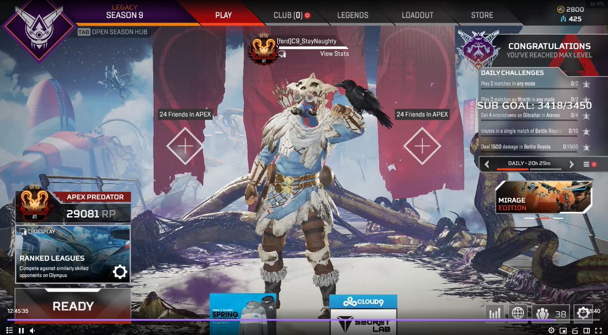 StayNaughtyy's tweet photo. Went from 29,815 RP to 29,081 RP after ONE match that I got DDOSd from. Killed a cheater, t-bagged him (ofc) and then the cheater DDOSed the server out of rage cuz he is so good at the game. I was the only one to lose the 800 RP on my squad. kinda weird... maybe a new bug? https://t.co/Ah5xNHoJQz