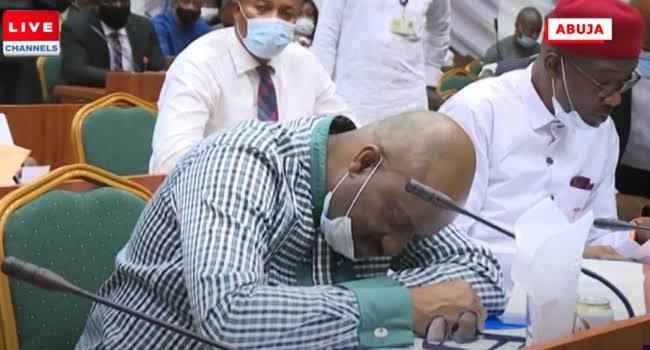 Remember this NDDC acting Chairman that fainted on TV when grilled about N81bn misappropriated?

Like he lost all consciousness immediately and they stopped probing... Remember?

Well...this guy is still moving around freely with Police escorts. 

No trial, nothing.