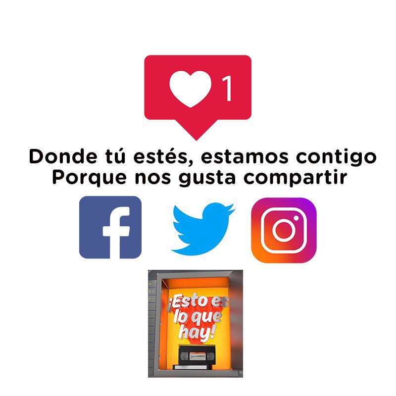 ¿Aún no nos sigues?
¡Venga, anímate! Porque donde tú vayas, vamos contigo 😜

#SúmateaCanalSur #EELQH #muchoquever #tenemosdetó #redessociales #facebook #instagram #twitter #síguenos #nosgustacompartir #estamoscontigo