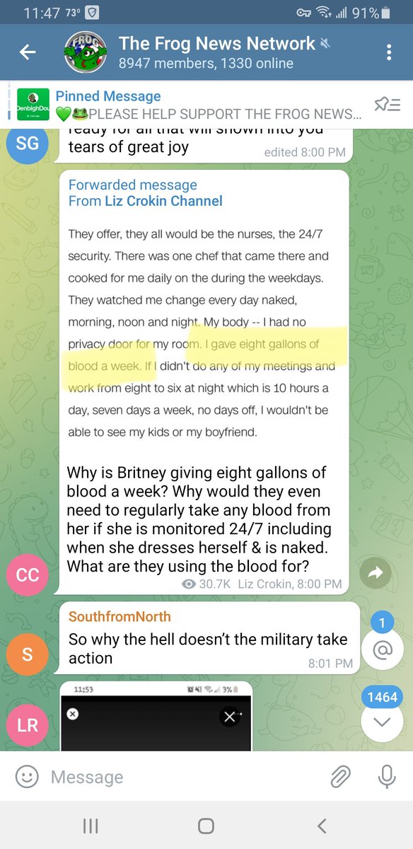 What is so special about Britney's blood?