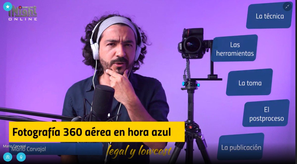 Trucos para hacer fotografías 360 en congreso-inight.com Mario Carvajal lo explica paso a paso.