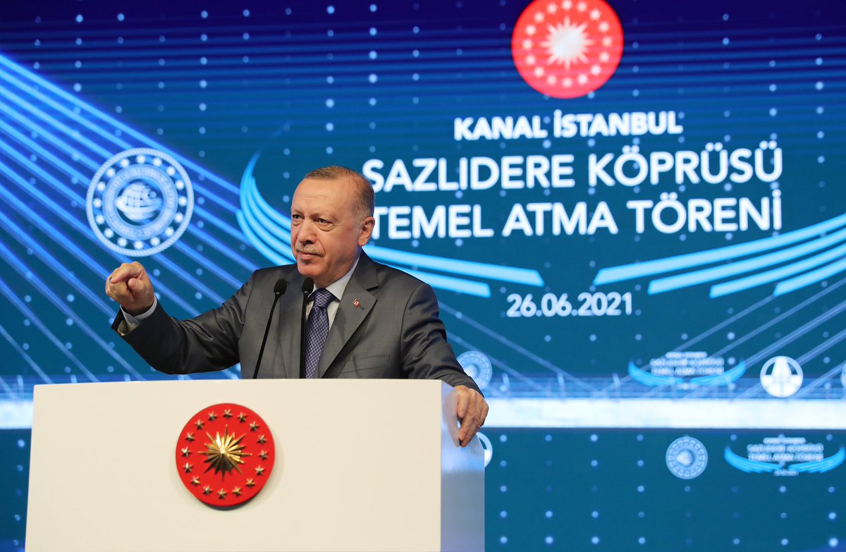 suleymansoylu's tweet photo. Sn. Cumhurbaşkanımızın liderliğinde Türkiye, eser siyasetiyle, icraatlarla 21. yüzyıla damga vurmaya, tarihe imza atmaya devam ediyor.

Kanal İstanbul ile, Güçlü Türkiye yolundaki yürüyüşümüzü emin adımlarla sürdüreceğiz.
Hayırlı, uğurlu olsun 

#KanalİstanbulKazananTürkiye https://t.co/WzEU6wnqcu
