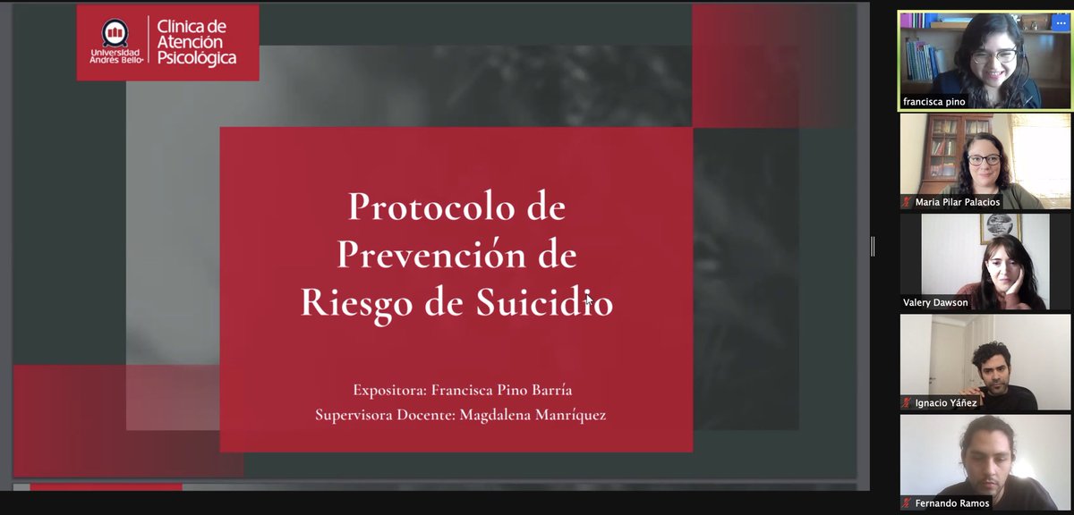 En este momento en capacitación de nuestro CAPSI a la ONG Ceres respecto del abordaje de conductas suicidas.