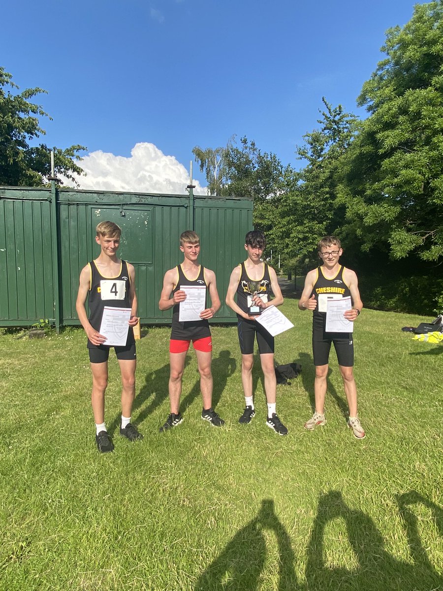 Cheshire were the winners of the junior pentathlon. Archie and Alfie are off to the National Finals in September! #proudschool