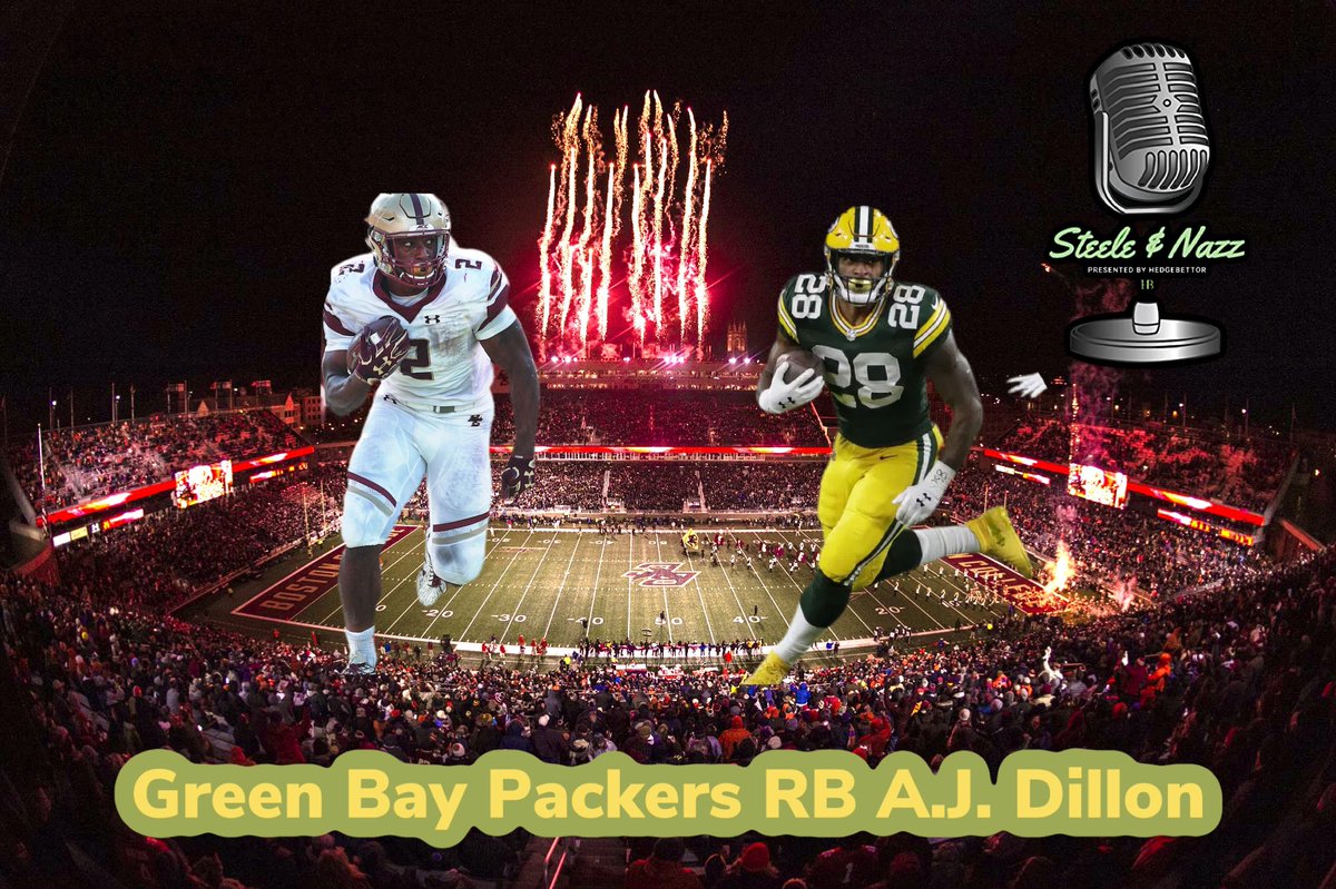 SteeleandNazz's tweet image. NEW EPISODE ALERT 🚨 🚨 

Steele &amp;amp; Nazz Ep. 37 - feat. @ajdillon7 

The boys were joined by Green Bay Packers RB &amp;amp; @BCFootball’s all-time leading rusher in A.J. Dillon.

LISTEN NOW 👇
podcasts.apple.com/us/podcast/the…
