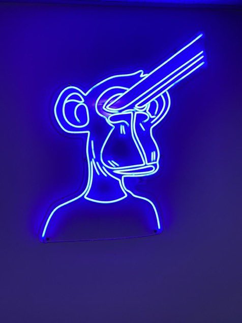NeonApesYC's tweet photo. You know you’re going to want to hang one of these in the office, man cave, garage, bar or bedroom 😏!

Message me so we can make it happen! 

@BoredApeYC #bayc #neonapes #boredapes https://t.co/DRMtBXYfyD