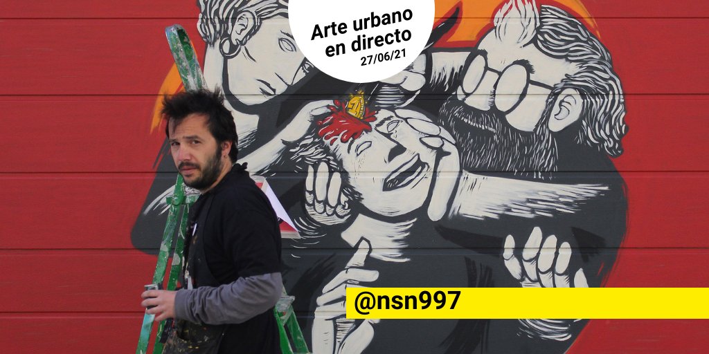 LaOsaCoop's tweet photo. 👉🏼Mañana domingo, de 10h a 18h, 6 artistas urbanos hablarán de sostenibilidad y cooperación a través de sus murales y graffitis. 💛🌎🎨
@nsn997 estará entre ellos.
👉🏼¡Ven a verlo!: LA OSA-Avda de Asturias, 57. De 10h a 18h.
#arteurbanomadrid #graffiti #graffitiart #graffitimadrid https://t.co/VLLPFYHN9c