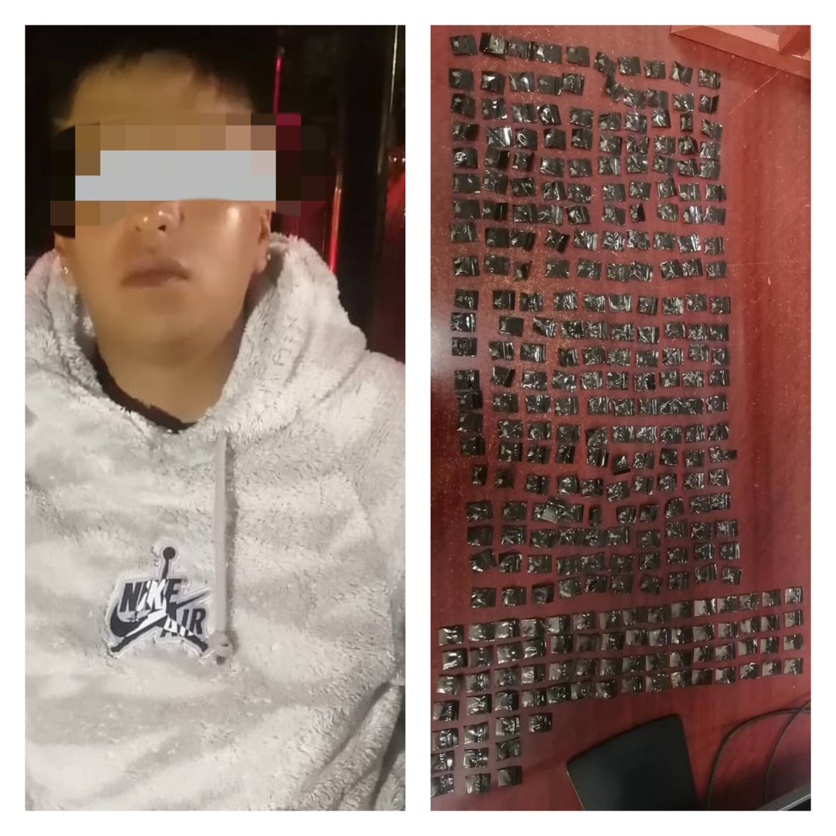 Presunto narcomenudista, que operaba en la col. Jalapa Tepito, <a href="/AlcaldiaAO/">Alcaldía Álvaro Obregón</a>, fue detenido en posesión de 210 envoltorios de marihuana y 70 de bolsas con cocaína. Remitido al MP. #AOSeguro
#EnAOTrabajamosParaTodos
<a href="/Claudiashein/">Claudia Sheinbaum Pardo</a> <a href="/SuarezdelReal1/">José Alfonso Suárez del Real y Aguilera</a> <a href="/AlbertoEsteva/">Alberto Esteva +🤚</a> <a href="/SSC_CDMX/">SSC CDMX</a> <a href="/FiscaliaCDMX/">Fiscalía CDMX</a>