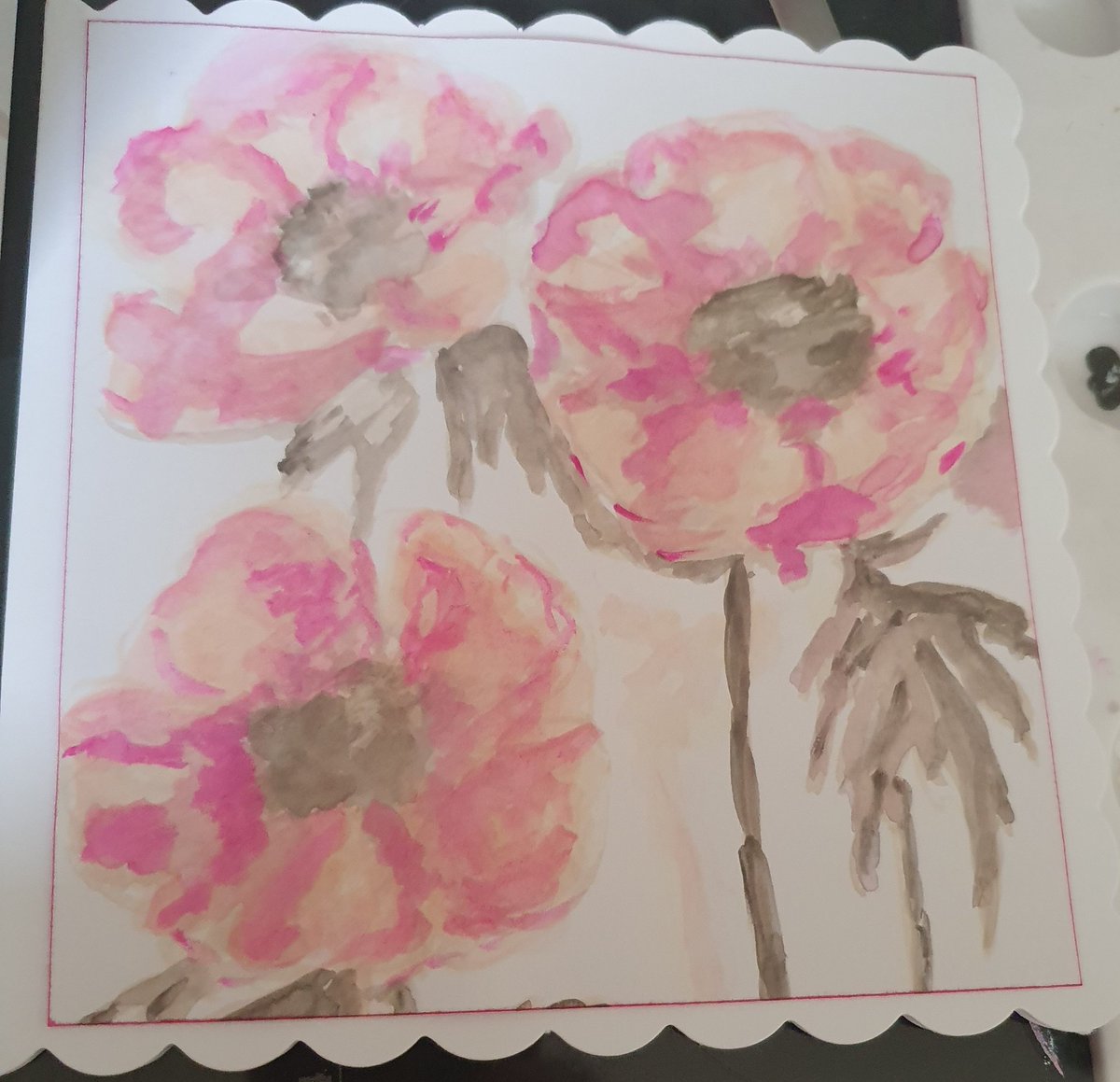 First attempt at a watercolour card only needs a greeting then ready for my for my etsy page when I reopen
#Handmade #handmadecards  #facebookcardmaker #papercrafting #crafts #etsy #etsyseller #instagramcardmaker  #birthdaycards  #greetingscard #watercolourcards
#anniversarycard