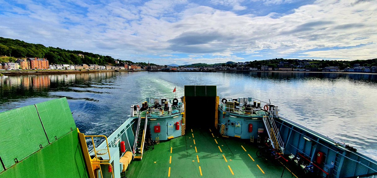 RobCochran1874's tweet photo. 5. Ferry number 5 made, an hour later than planned but hey we got a beer in #rothesay
113km done - chippy and the last 2k to go on the other side #chuffed #granddayout #5ferries #fiveferrieschallenge https://t.co/Qop9k4td5l