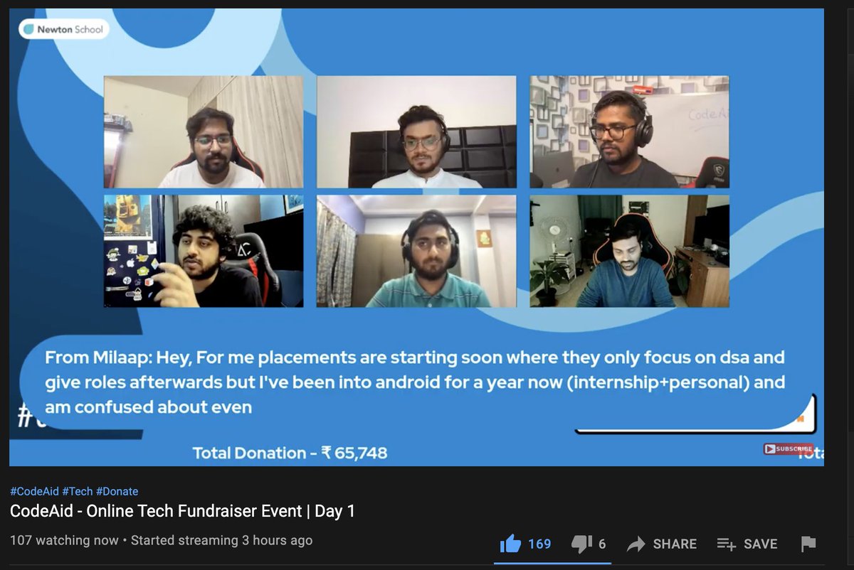 CodeAidConf's tweet photo. We're way past our published schedule but still people are hooked to our session.
Thanks everyone for the support 🙏🏽
#CodeAid
Please continue donating: https://t.co/PFw5KqZuav https://t.co/fzAqJidbkF